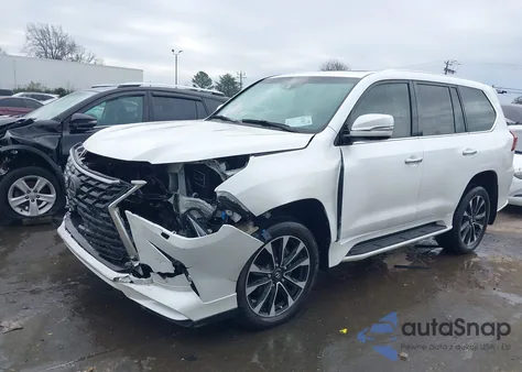 2021 Lexus Lx 570 Three-Row z USA, uszkodzony, nr VIN JTJDY7AX7M4340515